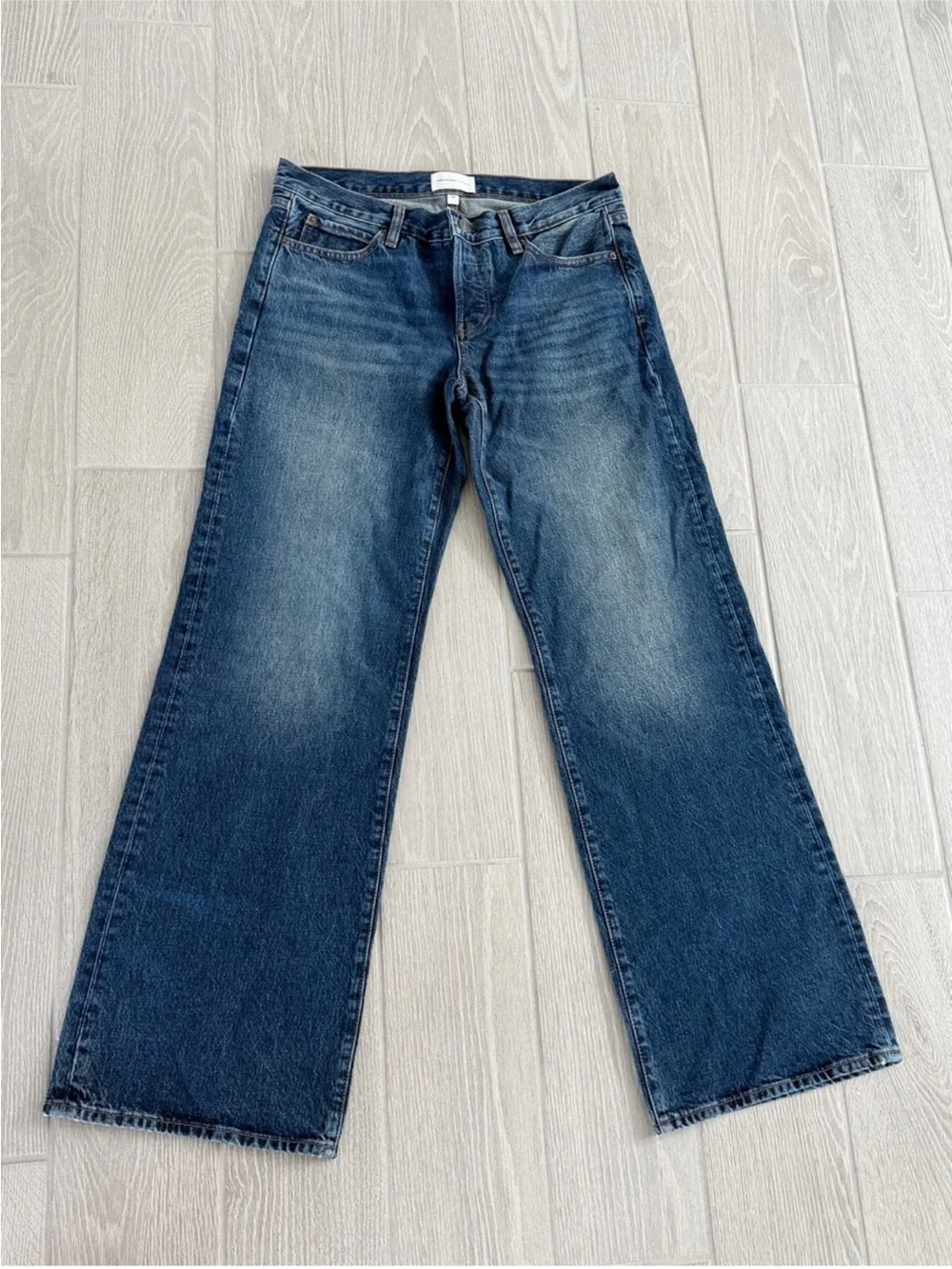 FRAME Amelia Gray Low Rise Denim